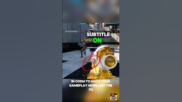 CODM Broadcast Subtitle Tutorial #codm #shorts