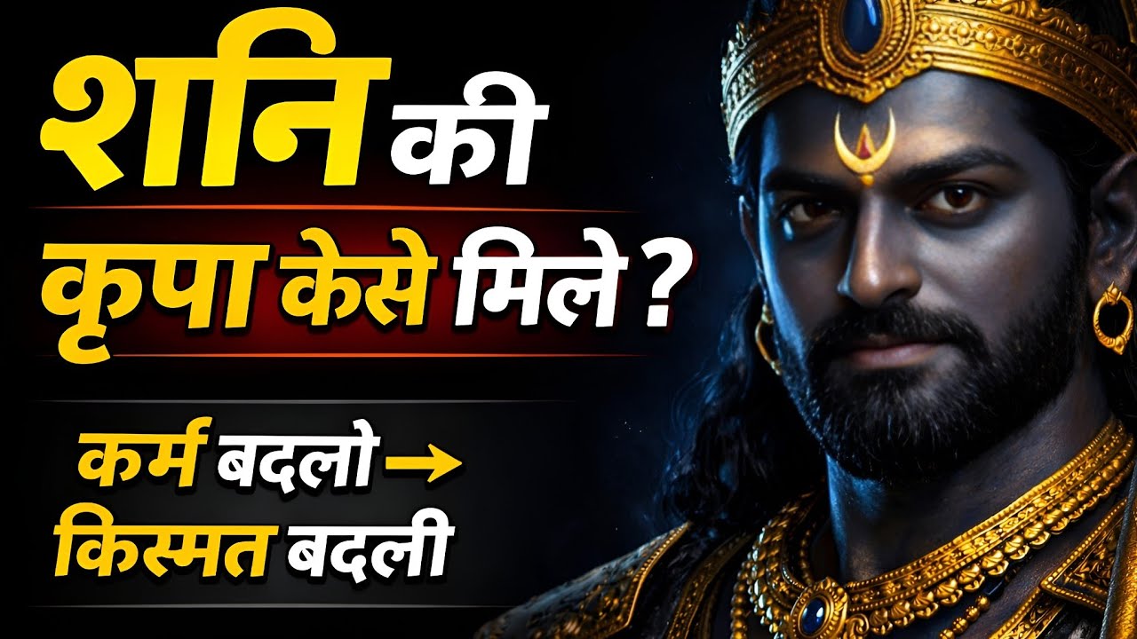 शनि देव की कृपा कैसे पाएं? कर्म सुधारकर जीवन बदलने का गहरा रहस्य।