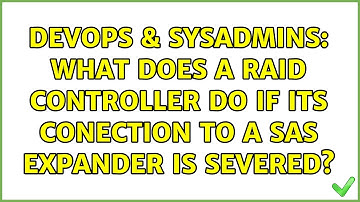 DevOps & SysAdmins: What does a RAID controller do if its conection to a SAS expander is severed?