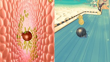 Going balls vs Reverse Speedrun Level 127, 128