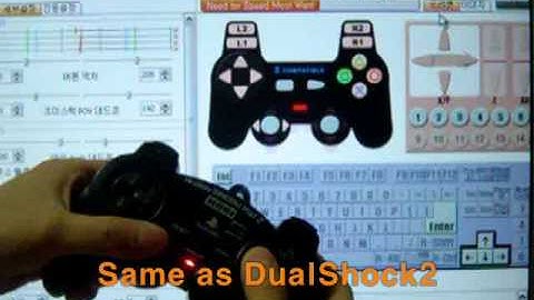 PS2 DualShock2 test on PC - PsJoyCon USB