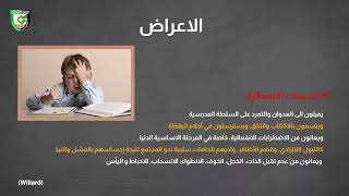 مشكلة التأخر الدراسي عند الأطفال/ إعداد الطالبتين: هديل المغربي و وفاء فضل