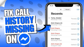 Messenger Call History Not Showing? 📞 | How to Fix & See Recent Calls on Messenger