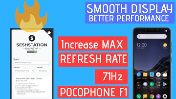 How To Do Display Overclocking On POCO F1 [71Hz], Increase Your Game Speed & Performance 🔥