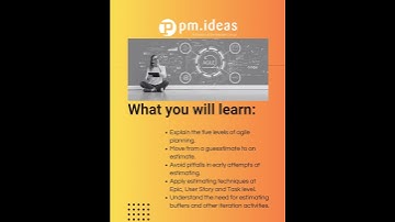 Agile Planning & Estimating Master Class  #agile #projectmanagementtraining #masterclass