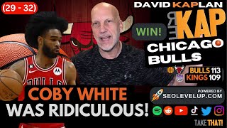 REKAP: 🏀Bulls 113-109 Win Over the Kings - Coby White was ridiculous!