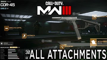 All Attachments of Hidden Glock 21C (COR-45) in Modern Warfare III OPEN BETA Showcase