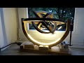 Home made Gyro watch winder Mk2 illuminated