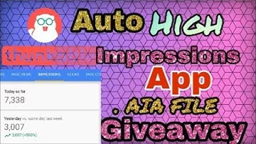 Thunkable Auto High Impression.AIA file Download