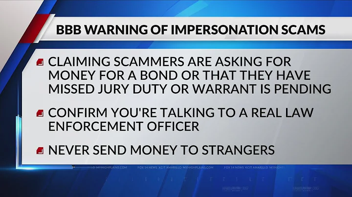 Better Business Bureau warns public of impersonation scams increase, effects
