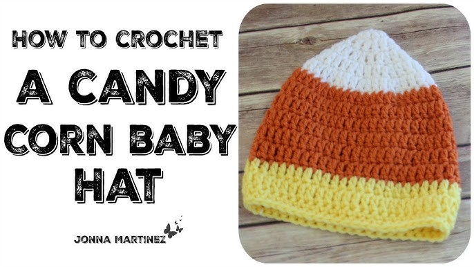 Candy Corn Hat Baby Candy Corn Newborn Candy Corn Knit 