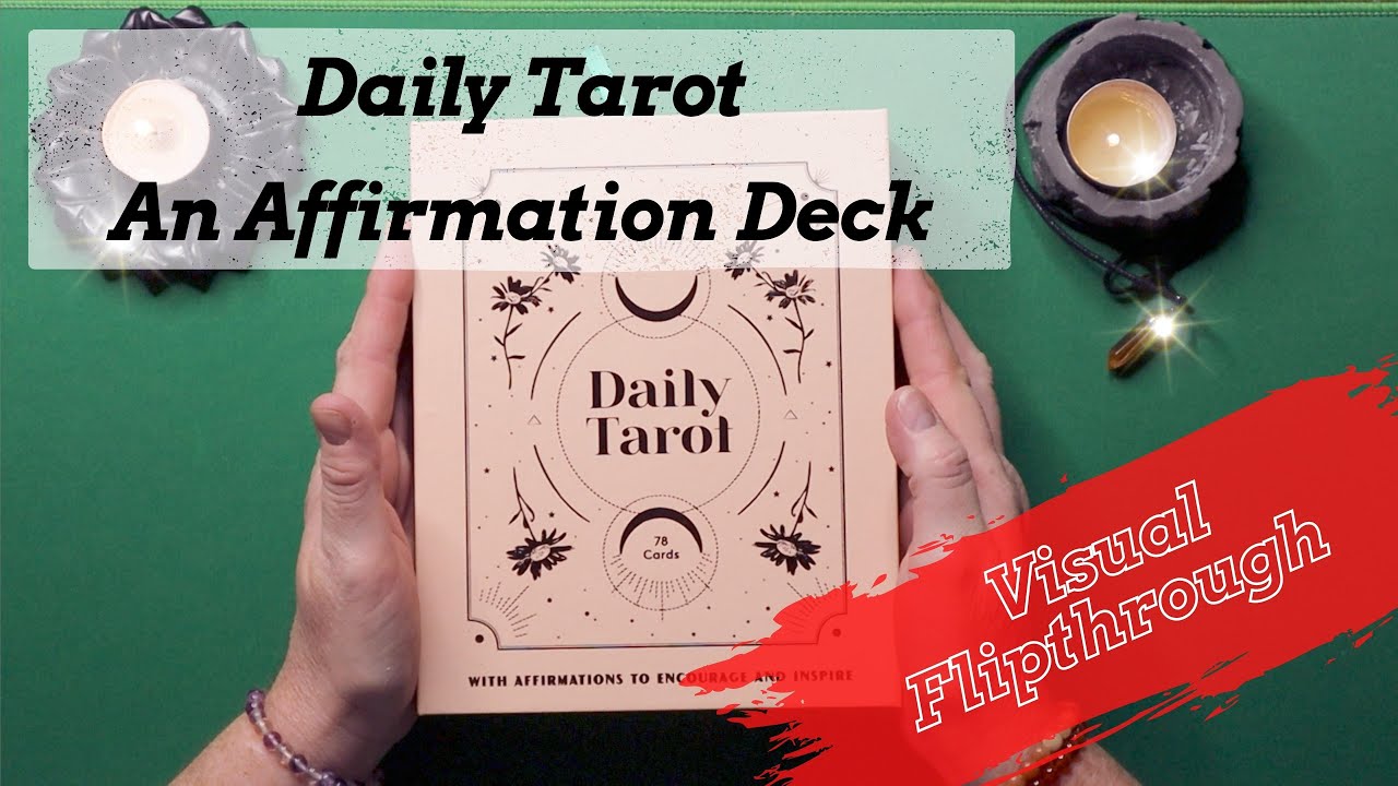 Daily Tarot Affirmations to Encourage and Inspire - Daily Tarot Guidance. - YouTube