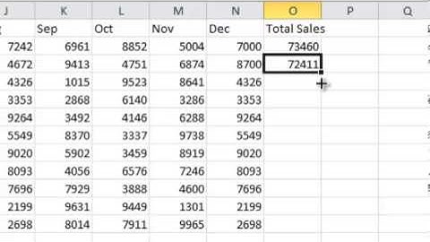 Excel 2010 Class Week 2: Part 1 of 2 (Tables and Formatting)