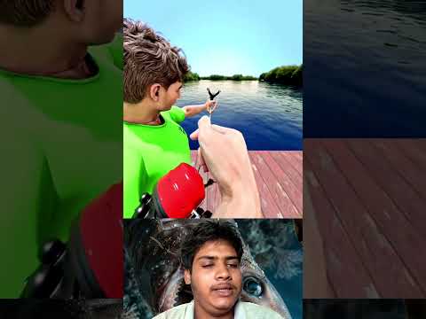 Fishing With A Slingshot And Reel 🏹🎣 | Mind-Blowing Facts #shorts