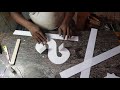 HOW TO MAKE  3D LETTER USIGN ACRYLIC