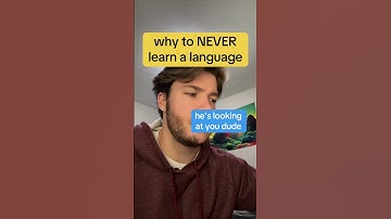 NEVER learn a language #linguistics #language #spanish #learnspanish #funny