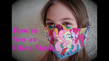 Olson face mask sewing tutorial