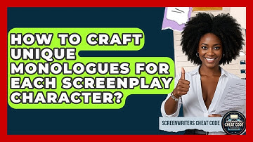 How To Craft Unique Monologues For Each Screenplay Character? - Screenwriter