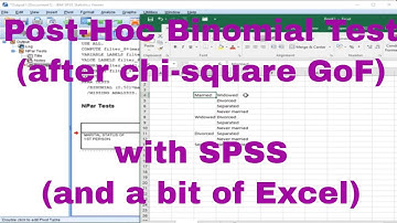 SPSS -  Pearson Chi square goodness of fit post hoc using binomial test