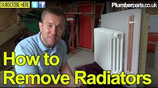 REMOVE A RADIATOR FOR PAINTING A WALL- Plumbing Tips