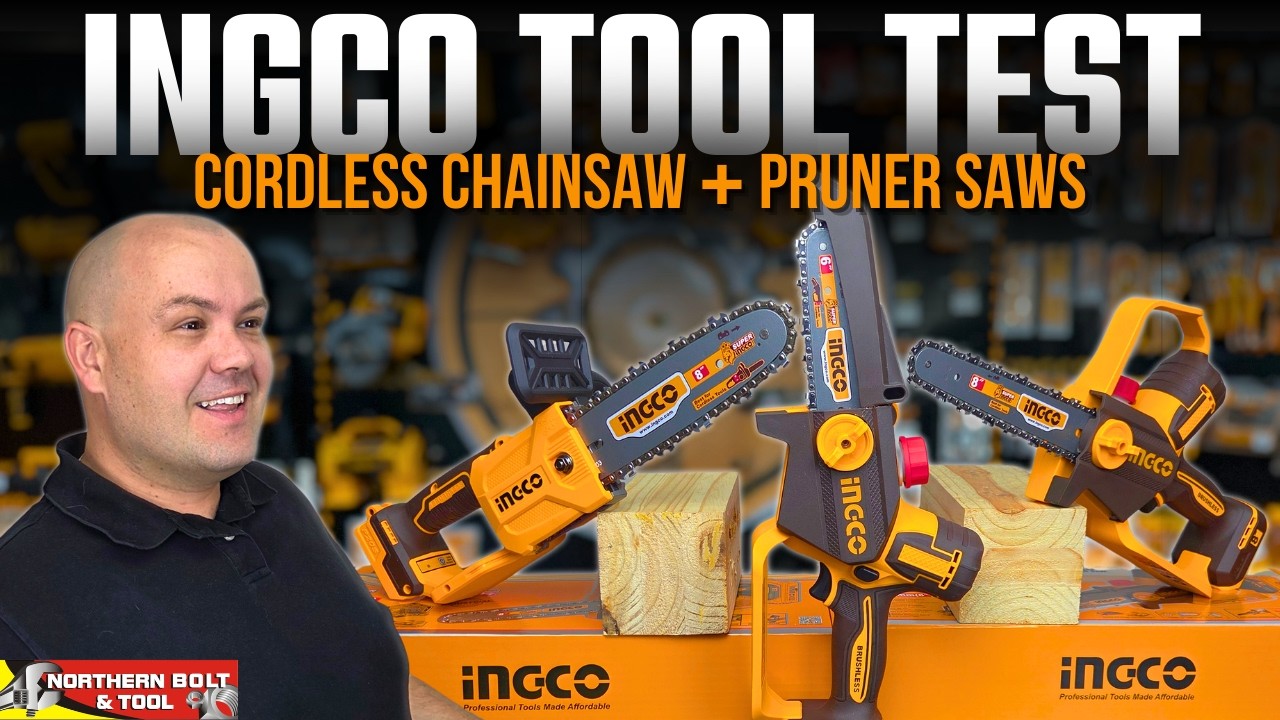 Что лучше? Тест аккумуляторной цепной пилы Ingco и садовой пилы.