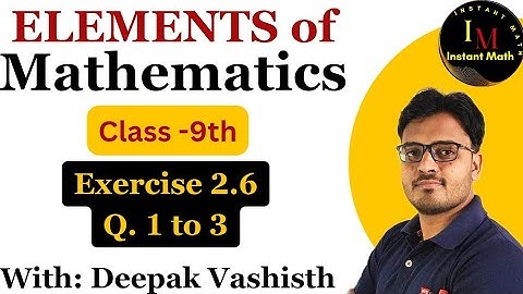 exercise 2.6 class 9 elements of mathematics|chapter 2 class 9 maths|instant math|polynomials class9
