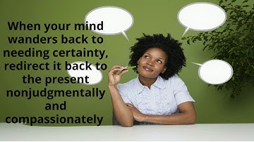 Managing Uncertainty