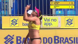 Beachvolley-Larissa/Talita X Angela/Val- 1 Etapa-2017/2018-OPEN-Brasil