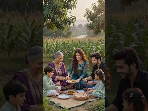 खेत से ताज़ा भुट्टा और परिवार के साथ बिताया खूबसूरत पल 🌽❤️
