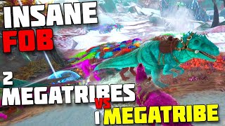 This is what its like to FOB with a Megatribe on Smalltribes! ARK SMALLTRIBES