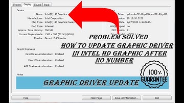 how to update intel hd graphic driver on computer for free