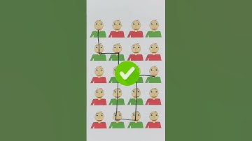 Connect Puzzle 🧩 Game Baldi Basics #viral #artshorts #baldibasics