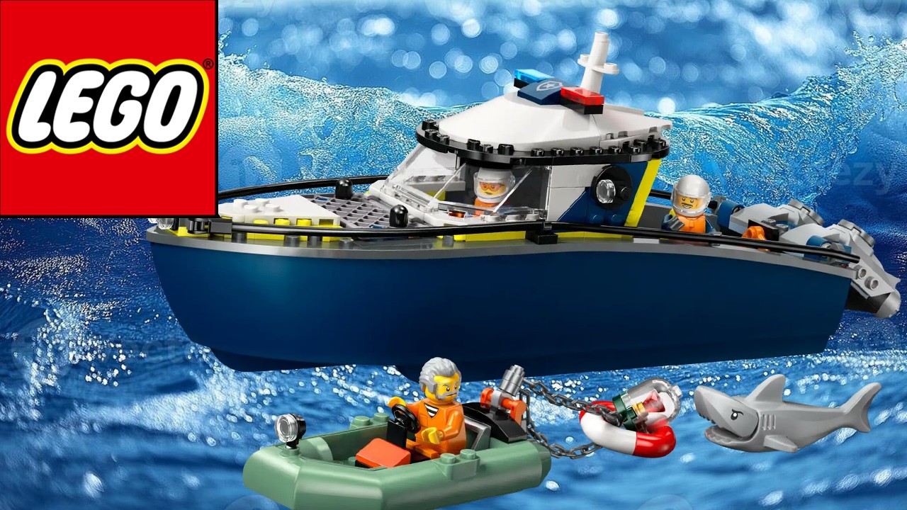 Lego 60456 Police Boat Chase - Lego City Set