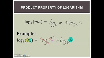 Lesson 6-6 (Video 1) - Properties of Logaritms