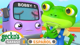 El parabrisas roto de Bobby |  Garaje de Gecko | Carros para niños | Vídeos educativos