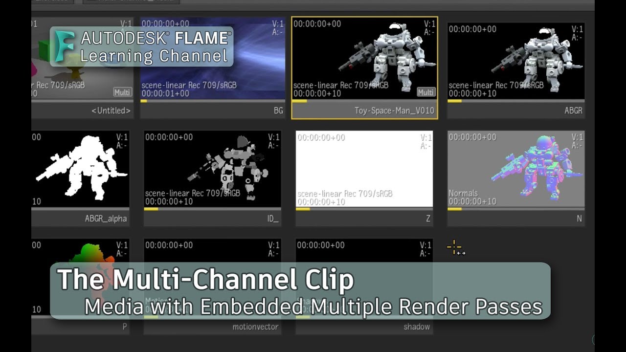 Working with CGI Multi-Channel Media - Flame 2017x1