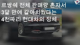 르쌍쉐 전체 판매량 혼자서 3달 만에 갈아치웠다는 4천짜리 현대차의 정체