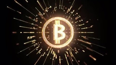 Bitcoin Shining Stock Motion Graphics
