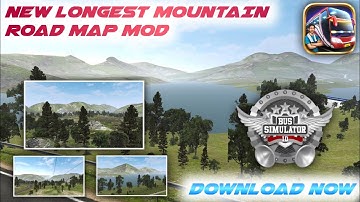 New Longest Mountain Road Map Mod For Bus simulator Indonesia 3.7.1 || By FAZAL GAMERZ