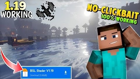 FINALLY RELEASED! 🥰 || BSL SHADER FOR Minecraft PE 1.19 || REAL BSL IN MCPE