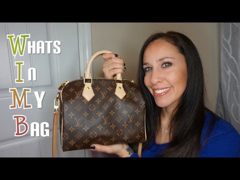 What's in my Bag and Review - Louis Vuitton Speedy Bandoulière 25