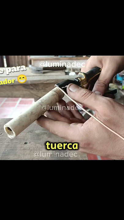 Genial invento, base para cautín hecha con reciclaje #electronica #soldering_iron #diy