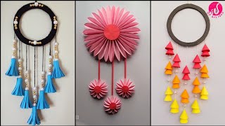 3 Beautiful Paper Wall Hanging|| Paper Craft For Home Decoration || Easy Craft || Easy Wall Hanging