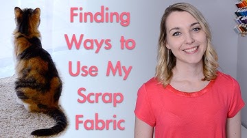 3 Cat Toys With Only Scrap Fabric
