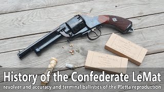 The Civil War LeMat grapeshot revolver  history, accuracy, terminal ballistics