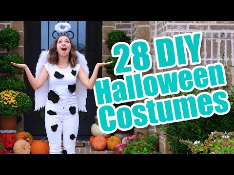 Video: Qizlar uchun DIY Halloween kostyumlari
