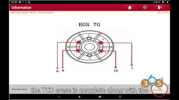 Launch X431 Benz VGS VGS2 VGS3 Gearbox Renew Instruction