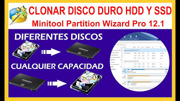 Clonación de Disco duros SSD y HDD 2020, con Minitool Partition Wizard 12.1 pro