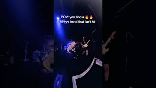 would like to see AI metalcore music do this 🤖