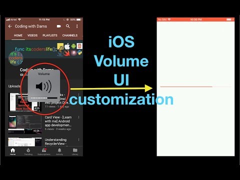 How to customize iOS volume change UI? - iOS Development